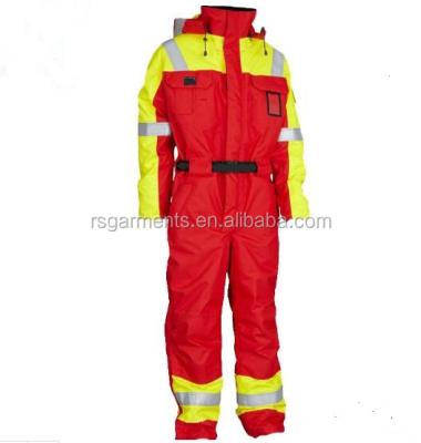 China Best Anti Shrink Waterproof Ice Fishing Suit Two Tone With Reflective Tape for sale