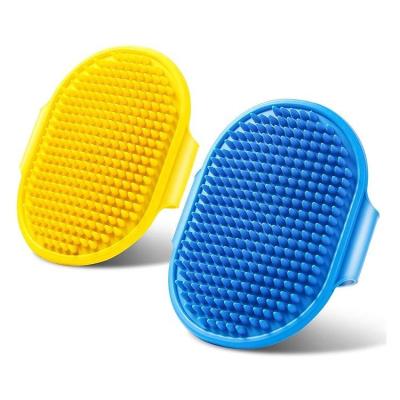 China Reusable Pet Hair Remover Brush , Pet Shampoo Brush 26x12cm for sale