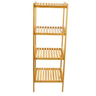 China Versatile Bamboo Bathroom Organizer Storage Shelf Accessories 18.9 X 12.6 X 43.3 Inches for sale