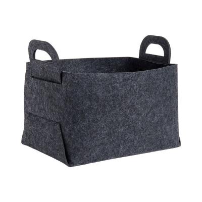 China Rectangular 100% Polyester Felt Clothes Storage Containers Opp Bag Packed Customizable Package for sale