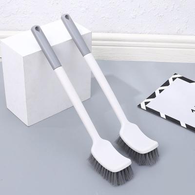 中国 Long Handle Kitchen Scrubber with Ergonomic Rubber Grip 販売のため