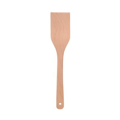 China Nonstick Beech Wooden Handle Kitchen Pot Shovel Pot Spatulas for sale