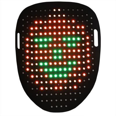 China 10 O'Clock Custom Design Mask Wholesale Led Mask Adults Halloween Party Scary Praise Light Up Supplier Mask for sale