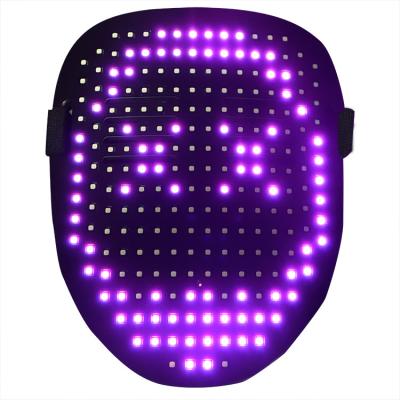 China 10 Hours Newer Hot Selling APP Control LED Mask Face Mask Halloween Party Festival Lucid Dreamy Light Shining New for sale