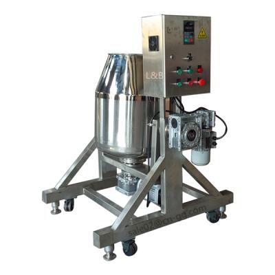 China food grade stainless steel Customized 100L tea leaf rotary drum powder mixer for sale