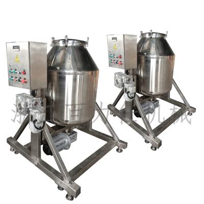 China Stainless Steel 350liter Rotary Drum Mixer for mixing 1000KG black tea, green tea for sale