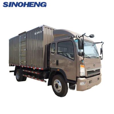 China China brand sinotruk howo truck small cargo van trucks for sale 7445*2400*3250mm for sale