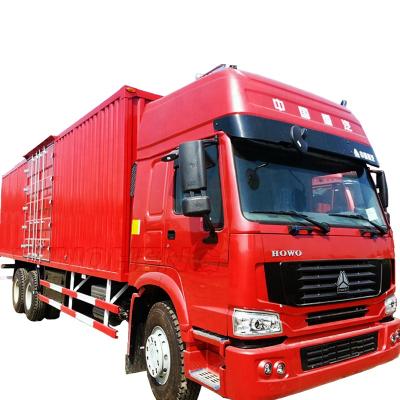 China Sinotruk howo heavy duty truck 6*4 Van cargo truck for sale 11900*2500*3850 for sale