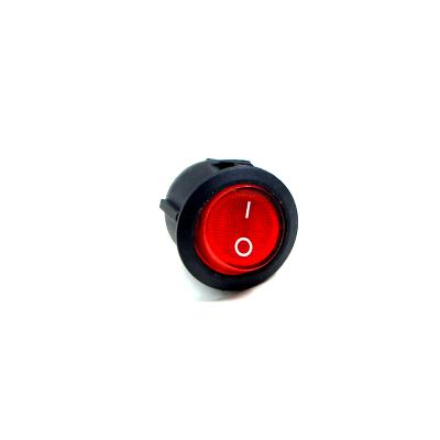 China T125 1e4 Series 2 Pin Round R11 ON-OFF Function Electric Rocker Rocker Switch KCD6 for sale