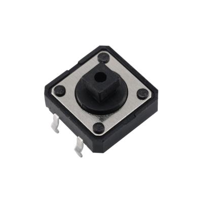 China 12*12*7.3mm Square Action Tact Dual Switch 4 Pin Dip Tactile Switch LT1210-0731 for sale