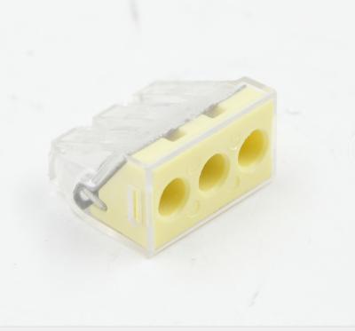 China LT-103D Universal Power Wire Wiring Connector Compact 3 Pin Conductor Terminal Block Wire Connector for sale