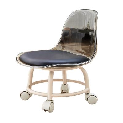 China Convertible Colors Transparent Wheel Home Furniture Universal PET Kid's Chairs for sale