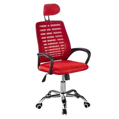 China (Size) Hot Selling Adjustable Mesh Office Chair With Task Multifunctional Swivel Headrest Ergonomic Mesh Staff Chair Computer Desk Office Chair for sale