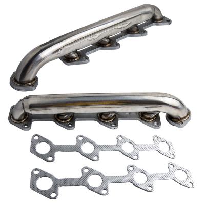 China maxspeedingrods Exhaust Manifolds Headers For Ford Powerstroke F250 F350 6.0 03-07 58.5*17*11.5 for sale