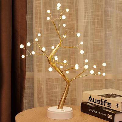 China Festival Stuff LED Bead Tree Table Lamp for sale