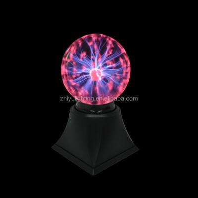 China ON / OFF / Sound 5 Inch Electric Plasma Ball Light for sale