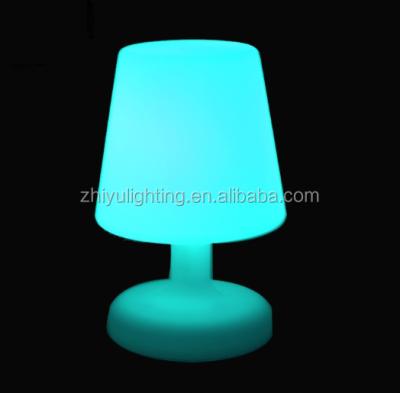 China Plastic Wireless Remote Control LED Table Lamp / Bedroom Lamp With Cheap Price /coffee shop table light for sale