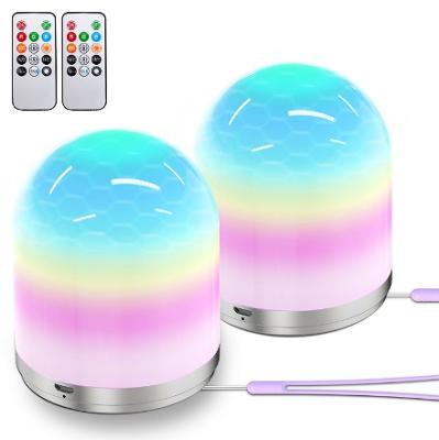 China Modern Multi Function USB Night Light/RGB Light With Remote/Rechargeable Colorful RGB Atmosphere Night Light for sale