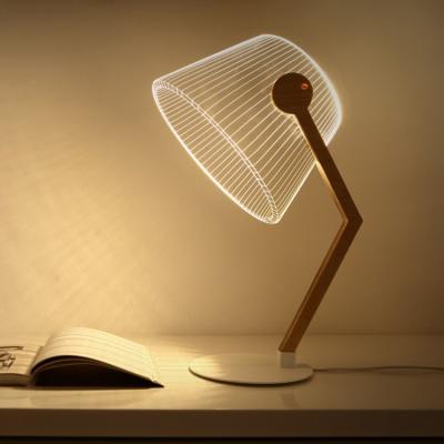 China USB/Modern 3D lamp/3D LED acrylic table lamp for sale