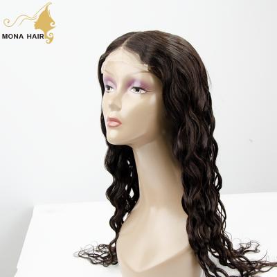 China Hot Selling Transparent Water Wave Lace Closure Full Lace Wig for sale