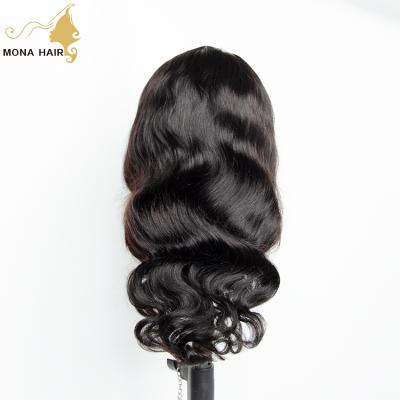 China 100% Natural Body Wave Hair Full Cuticle Wave Hair Wigs Lace Front for sale