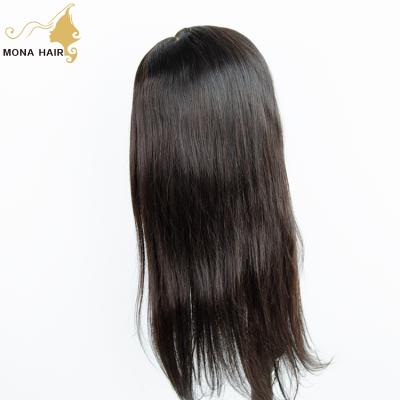 China Silky Straight Natural Color Wave 5x5 Lace Short Closure Straight Transparent Wig for sale