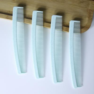 China Comfy Multiple Styles Custom Reuse Custom Biodegradable Wheat Straw Comb Eco Friendly Wheat Straw Hotel Hair Comb for sale