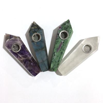 China Europe Natural Crystal Dream Pipes Gemstone Amethyst Crystal Crafts For Souvenir Gifts for sale