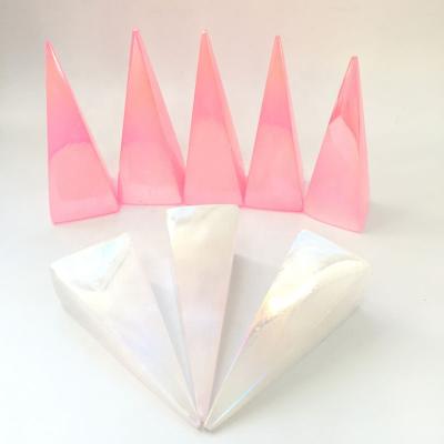 China Wholesale Natural Crystal Flesh Selenite Tower For Europe Gemstone Pyramid Aura Fengshui Decoration for sale