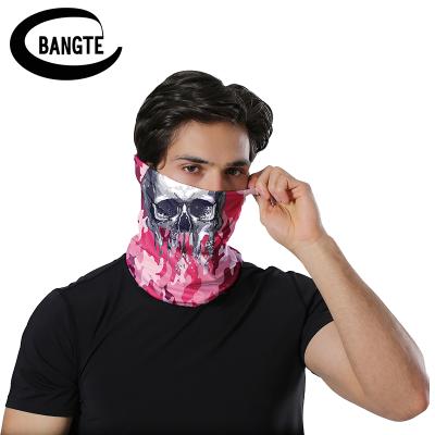 China Custom Print Plain Wholesale Reusable Face Mask Sweat Absorption US President Joseph Biden Said Use Bandana Face Mask For Air Pollution for sale