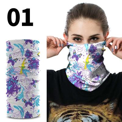 China Seamless Tube Elastic One Way Customized Logo Men's Magic Skull Safty Seamless Bandana Country Flag Head Sports for sale