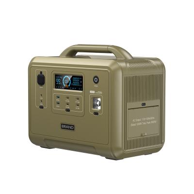 China New Technology New Technology DC 220v 110v UPS 1200w 1248wh Family Emergency AC Generator Outdoor Solar Generator Portable Power Station for sale