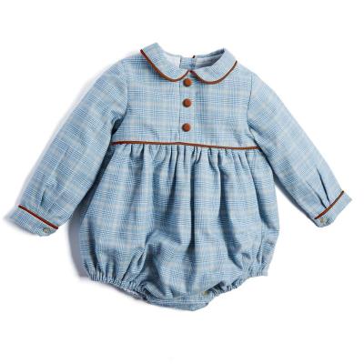 China Washable Long Sleeve Plaid Newborn Crawling Clothes Pet Clothes Autumn Package Kids Baby Costume Long Sleeve Plaid for sale