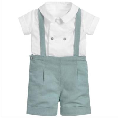 China Casual Hot Sale 2022 Summer Style Kids Clothing Sets Full Waistband 3Pcs Girls SetBoys Shorts T Pants Sports Suit Shirts Set Shirts for sale