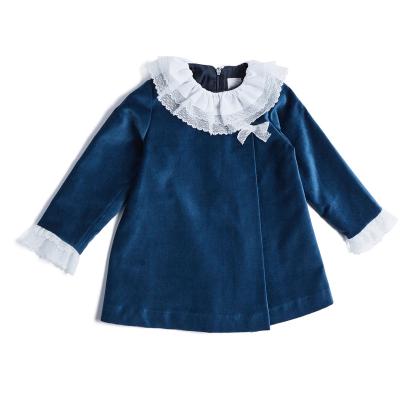 China 2021 Special Sale Little Girl Dress Viable Baby Dresses Velvet Princess Dress With Long Sleeves Factory Wholesale And OEM for sale