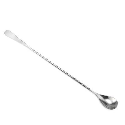 China 30cm Long Handle Classico Stainless Steel Bar Cocktail Spoon for sale