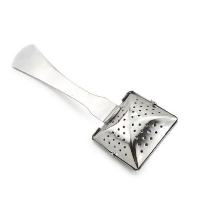 China Sustainable Square Shape Stainless Steel Tea Infuser For Loose Leaf Tea for sale