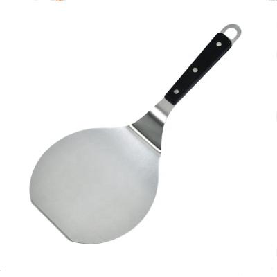 China Disposable stainless steel pizza peel with handle and hole for sale