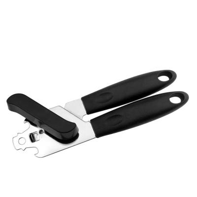 China Durable heavy duty stainless steel can opener with ergonomic smooth edge with soft grips handle anti-slip for sale