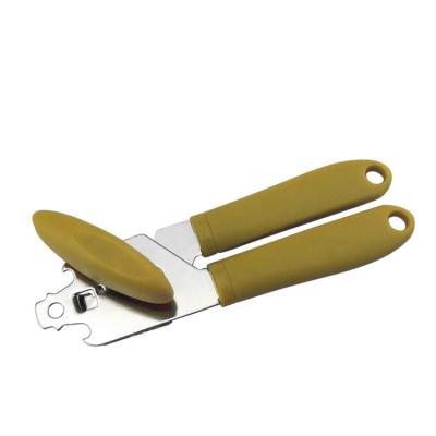 China Sustainable heavy duty can opener with ergonomic smooth edge with soft grips handle anti-slip for sale