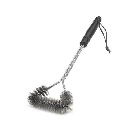 China Good Quality Easily Cleaned Stainless Steel BBQ Grill Cleaning Brush for sale