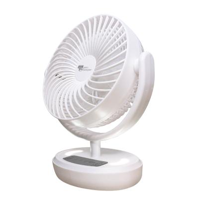 China Hot sale portable/lamp/mobile charging/solar charging 6 inch mini portable rechargeable desk fan with led light in the office for sale