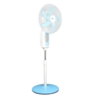 China Factory Direct High Quality 16 Inch Household Floor Stand CHARGER/TIMER MOBILE LIGHT/USB Rechargeable Fan For Home for sale