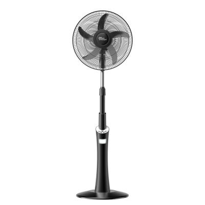 China MOBILE LIGHT/USB CHARGER/TIMER 12V Oscillating AC DC Fan Pedestal Rechargeable Fans For Bedroom for sale