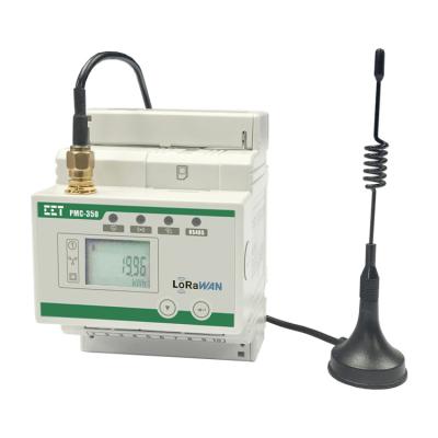 China CET PMC-350C 3 phase EU863-870 three phase wireless lorawan module energy meter with Externa antenna PMC-350-C for sale