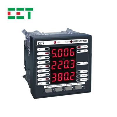 China CET PMC-D726M 72*72 LED Panel AC Parameter Metering Digital Three Phase Multifunctional Electric Meter PMC-D726M for sale