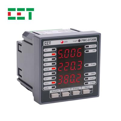 China CET PMC-D726M High Quality Digital PMC-D726M Three Phase LED Display Electricity Meter Data Logger for sale