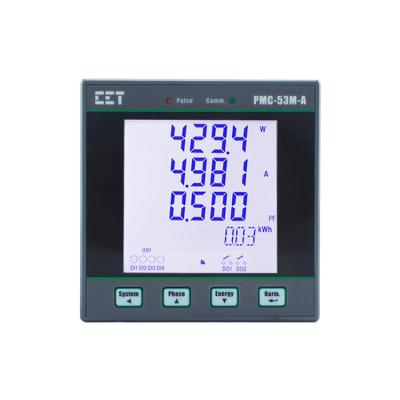 China CET PMC-53M-A Panel Meter OEM/ODM 96*96 Multifunctional 3 Phase Digital KWH Meter Electricity Meter PMC-53M-A for sale