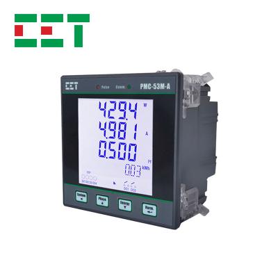 China CET PMC-53M-A 96*96mm Three Phase Multifunction Power Meter PMC-53M-A Digital Energy Meter for sale