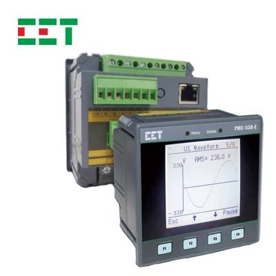 China CET PMC-53 A-E Three Phase Multifunction RS485/TCP-IP/Bacnet Three Phase Multifunction Power Meter Power Electricity Meter for sale